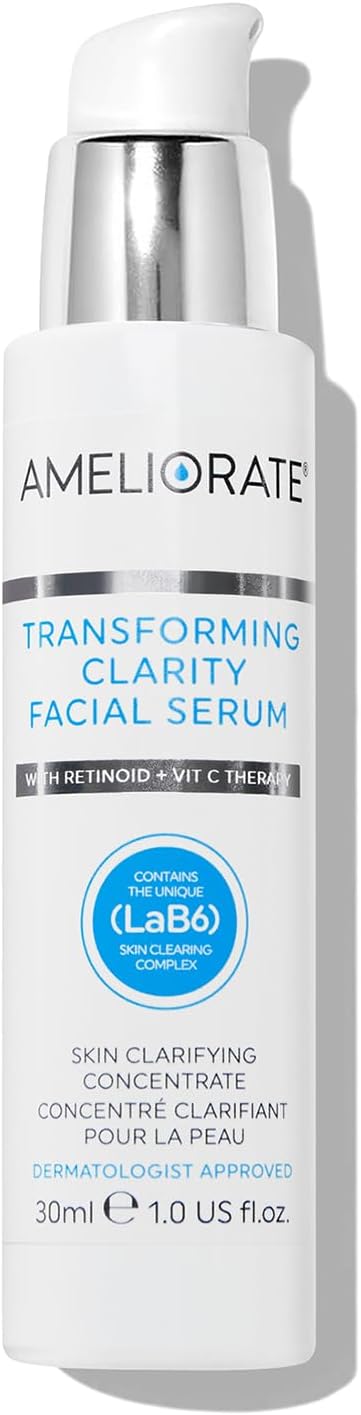Ameliorate Transforming Clarity Facial Serum 30ml | Lab6, Retinoid, Vitamic C, Niacinamide | Dermatologically tested : Amazon.co.uk: Beauty