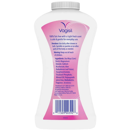 Vagisil Deodorant Powder Talc-Free - 8 oz, Pack of 5