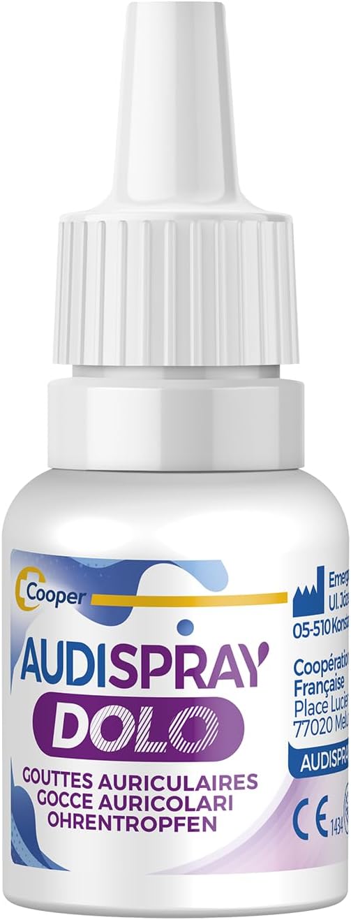 Audispray Audyspray Dolo Ear Drops 7Gr, Black, Standard
