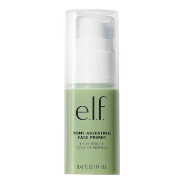 E.L.F. Tone Adjusting Face Primer, Makeup Primer For Neutralizing Uneven Skin Tones & Redness, Grips Makeup To Last, Vegan & Cruelty-Free, Small