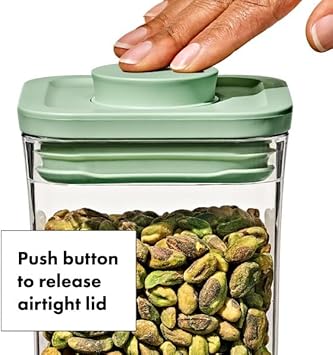 Oxo Good Grips 3-Piece Pop Container Set With Wonderful Pistachios In Shell, Roasted And Salted Nuts, 16 Ounce Bag