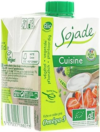 Sojade | Cuisine- Organic Soya Cream | 4 X 200Ml