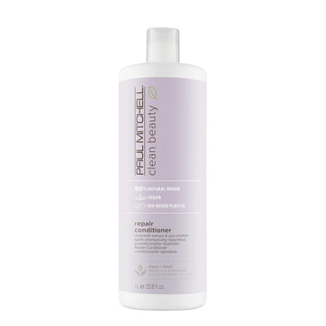 Paul Mitchell Clean Beauty Repair Conditioner, Strengthens, Balances Moisture, For Damaged, Brittle Hair