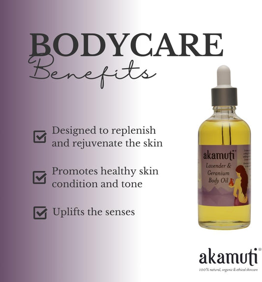 Akamuti Lavender & Geranium Body Oil 100Ml