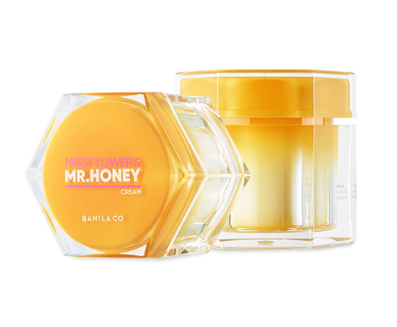 Banila Co - Miss Flower & Mr Honey Propolis Extract Cream Moisturizing Facial Cream With Honey And Yellow Flower Complex - Luxurious Cream For Dry Skin (70 Ml / 2.36 Oz)