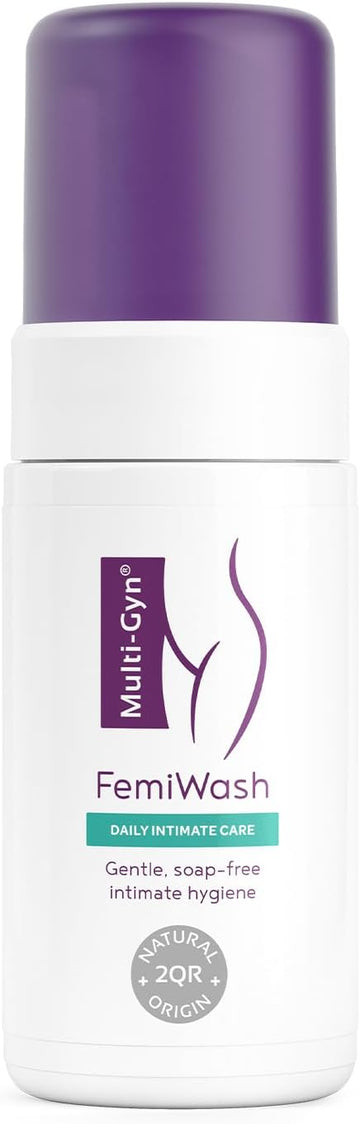 Multi-Gyn Femiwash For Daily Intimate Hygiene To Maintain A Healthy Intimate Area - Aloe Extract - Soap-Free Micro Foam Approx 100 Uses - 100Ml