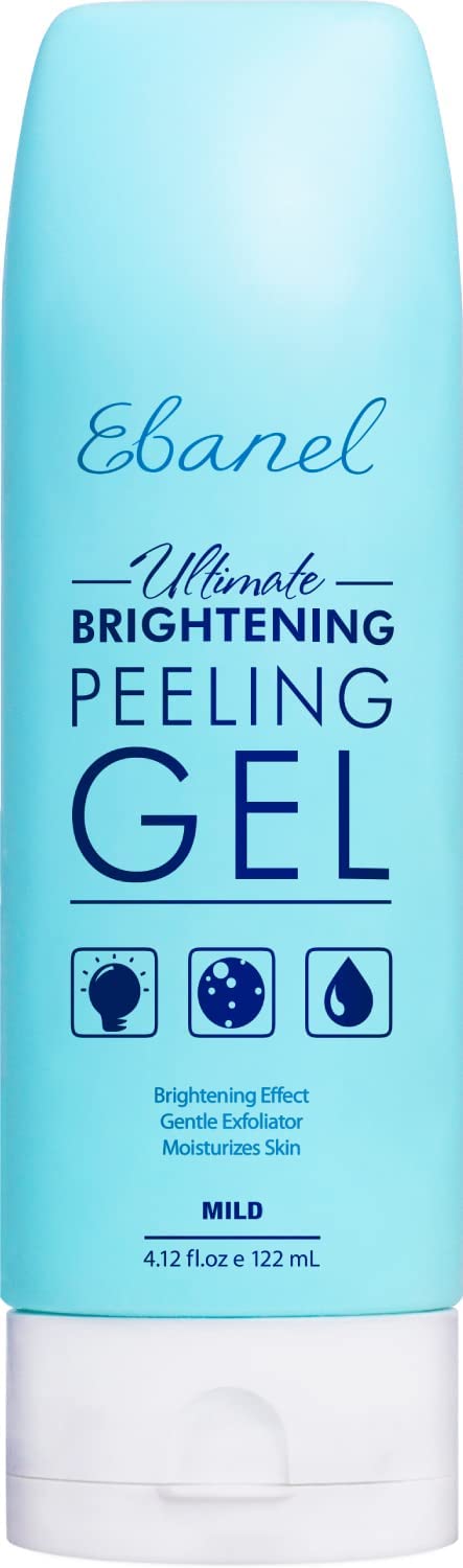 Ebanel Exfoliating Face Scrub Peeling Gel with Aloe, Honey, Peptides, 4.12 oz (122 ml)