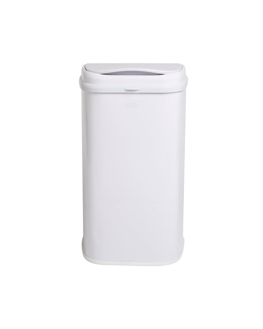 Ubbi Adult Diaper Pail, Stainless Steel Odor Locking, No Special Bag Required, Awards-Winning, Modern Design, White