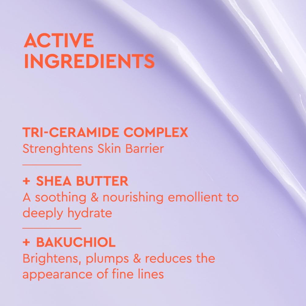 Byoma Moisturizing Rich Cream - Barrier Repair Cream Face Lotion With Bakuchiol & Shea Extract - Ceramide Face Moisturizer For Dry Skin - Anti Wrinkle, Alcohol Free Face Moisturizer - 1.69 Fl.Oz : Beauty & Personal Care