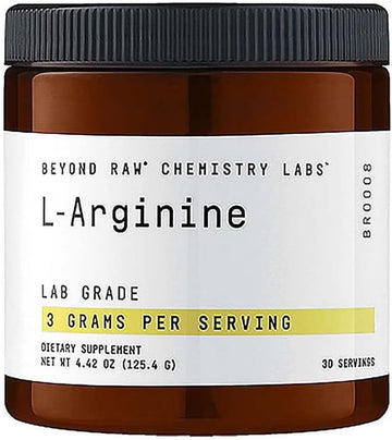 Beyond Raw Chemistry Labs L-Arginine Powder | Fuels Exercise And Supports Recovery | 30 Servings