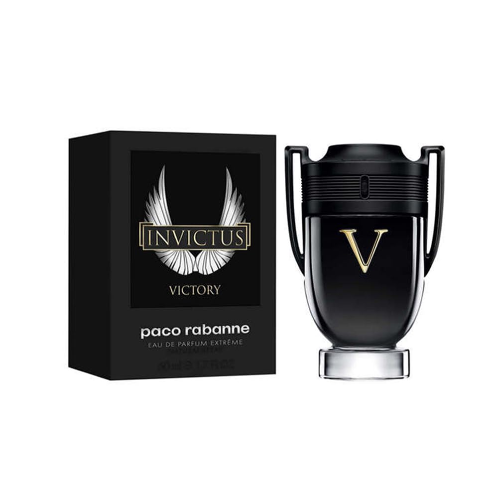 Invictus Victory By Paco Rabanne For Men 3.4 Oz Eau De Parfum Extreme Spray : Beauty & Personal Care