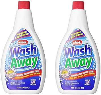 Whink Wash Away Stain Remover, 16 Fl Oz, 2 Pack : Health & Household