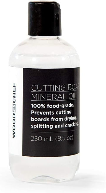 Cutting Board Food Grade Mineral Oil (8,5 oz) - Revitalize Cutting Board, Butcher Block, Countertops and Wood Utensils - Food Safe - Made in North America