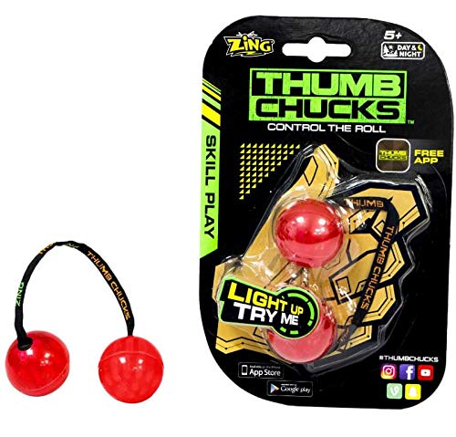 Zing Toys Thumb Chucks- Red