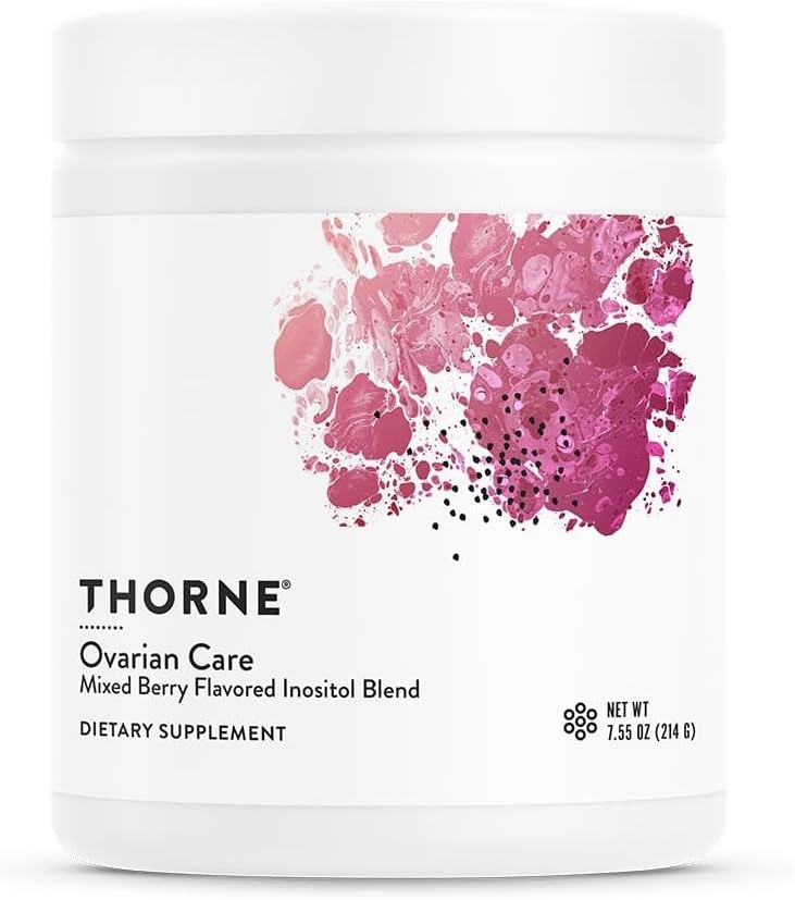 Thorne Ovarian Care - Women'S Health - Inositol, Coq10, Folate, And Polyphenols - Promote Healthy Ovarian Function And Reproductive Health - Mixed Berry - 8.3 - 60 Servings