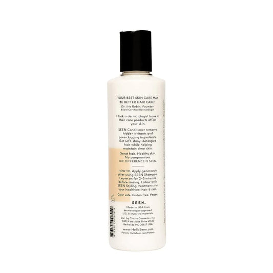 Seen Conditioner - Scented - Non-Comedogenic & Sulfate-Free Hair Conditioner- Dermatologist-Developed -Safe For Sensitive & Acne Prone Skin