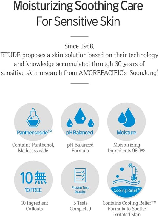 Etude Soonjung Ph5.5 Relief Toner 200Ml (New Version) | Skin Care Solution | Low Ph Toner For Sensitive Skin | Non-Comedogenic, Hypoallergenic & Fragrance Free Moisturizer For Face