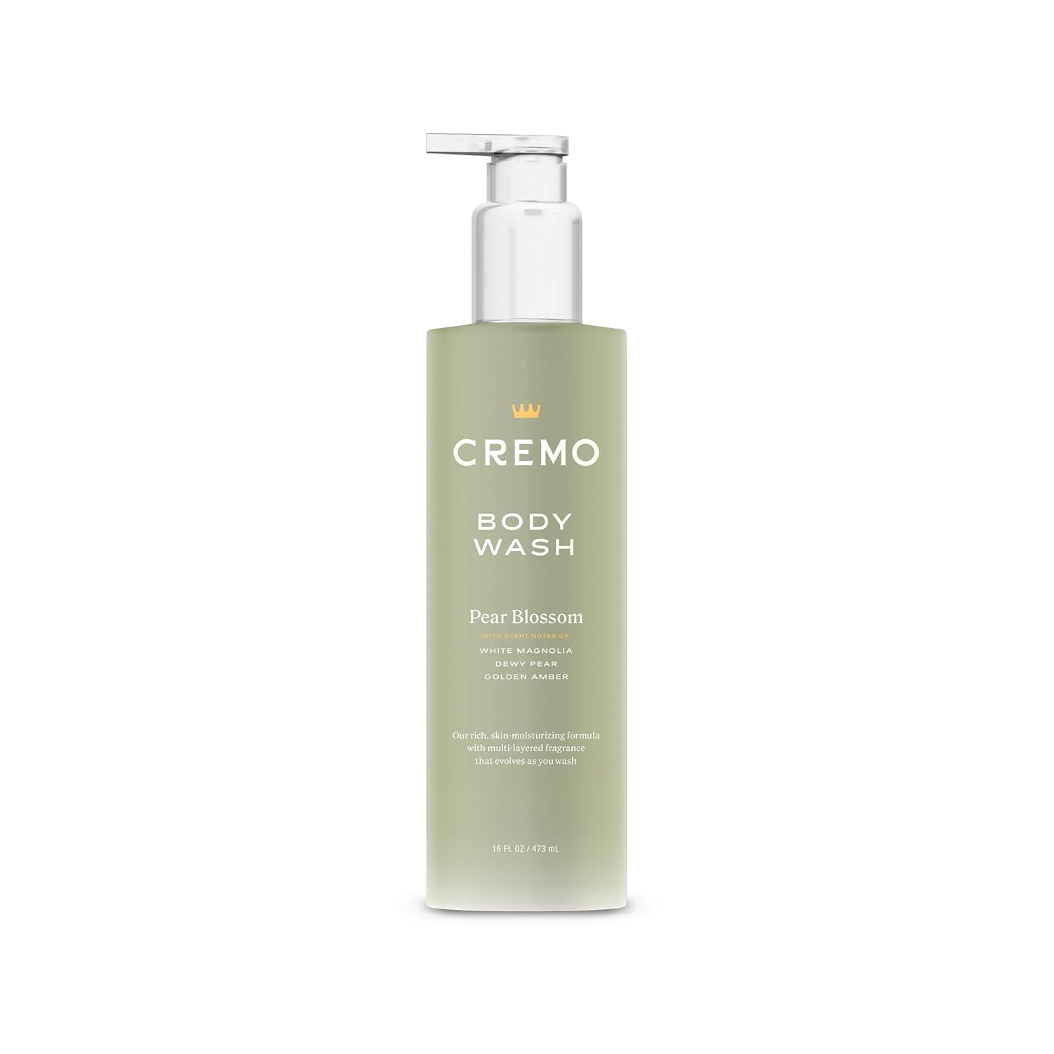 Cremo Wild Iris Musk Skin Moisturizing Body Wash For Women, Notes Of Citrus Sorbet, Wild Iris, And Fluffy Musk, 16 Fl Oz