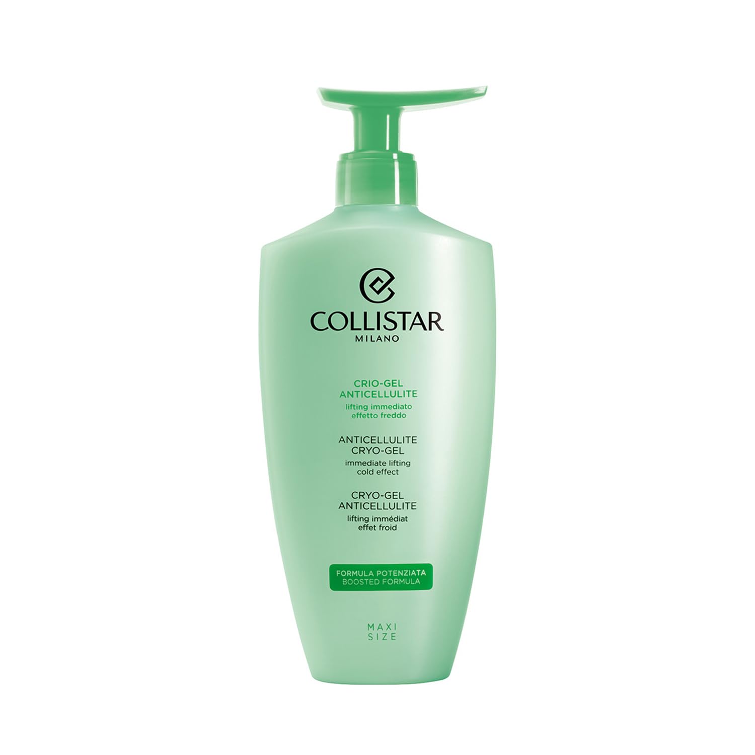 Collistar Anti-Cellulite Kryo Gel Body Cream With Cooling Effect, Stimulates Microcirculation And Fluid Drainage For Orange Peel, Heavy Legs And Sensitive Capillaries 400Ml