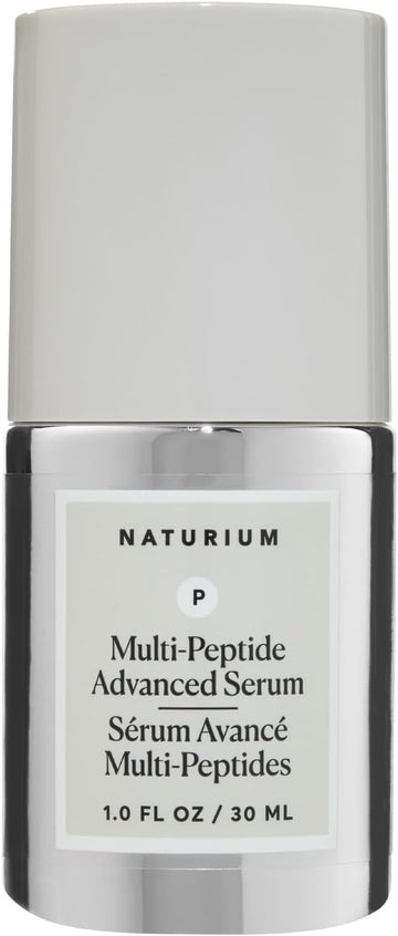Naturium Multi-Peptide Advanced Serum, Firming & Smoothing Face Serum For Fine Lines & Wrinkles With Advanced Multi-Peptide Blend | 1.0 Fl Oz / 30 Ml