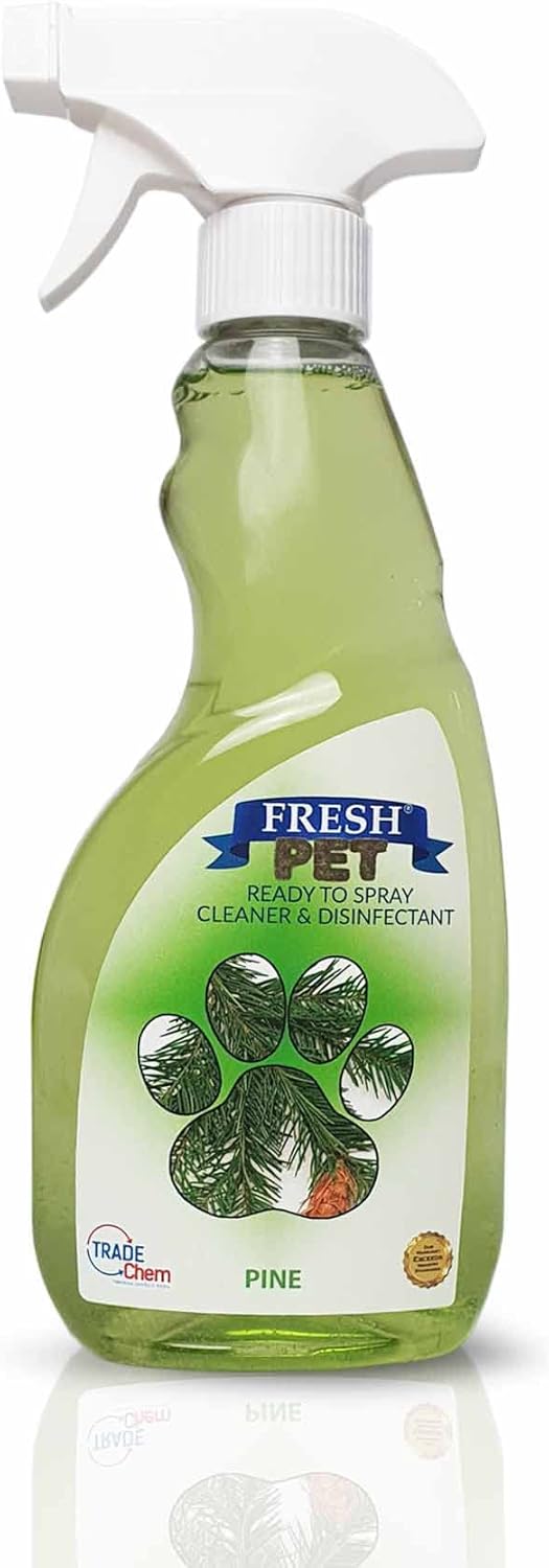 Trade Chemicals Fresh Pet Ready to Spray Cleaner Paw Friendly Disinfectant - 500ml (Pine)