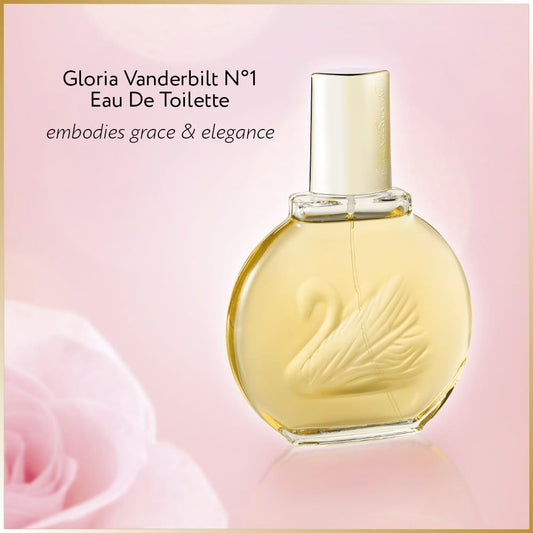 Gloria Vanderbilt N°1 Eau De Toilette 100Ml Spray, Floral Female Perfume, Fragrance For Women, Eau De Toilette For Women, Elegant Womens Perfumes - Genuine Gloria Vanderbilt Perfume For Women