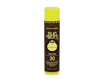 Sun Bum Spf 30 Sunscreen Lip Balm | Vegan And Cruelty Free Broad Spectrum Uva/Uvb Lip Care With Aloe And Vitamin E For Moisturized Lips | Key Lime Flavor |.15 Oz