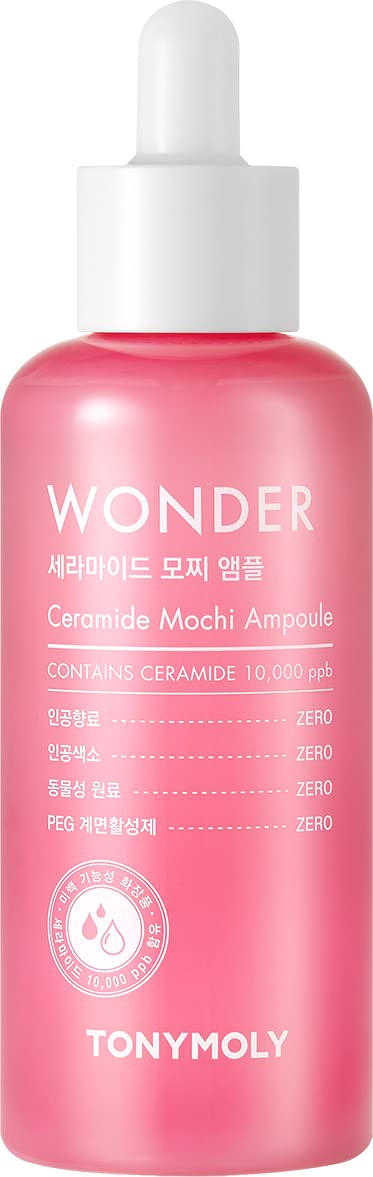 Tonymoly Wonder Ceramide Mochi Collection, Valentines Gifts, Nourishing, Brightening Ceramide Serum, Korean Skincare, Ampoule