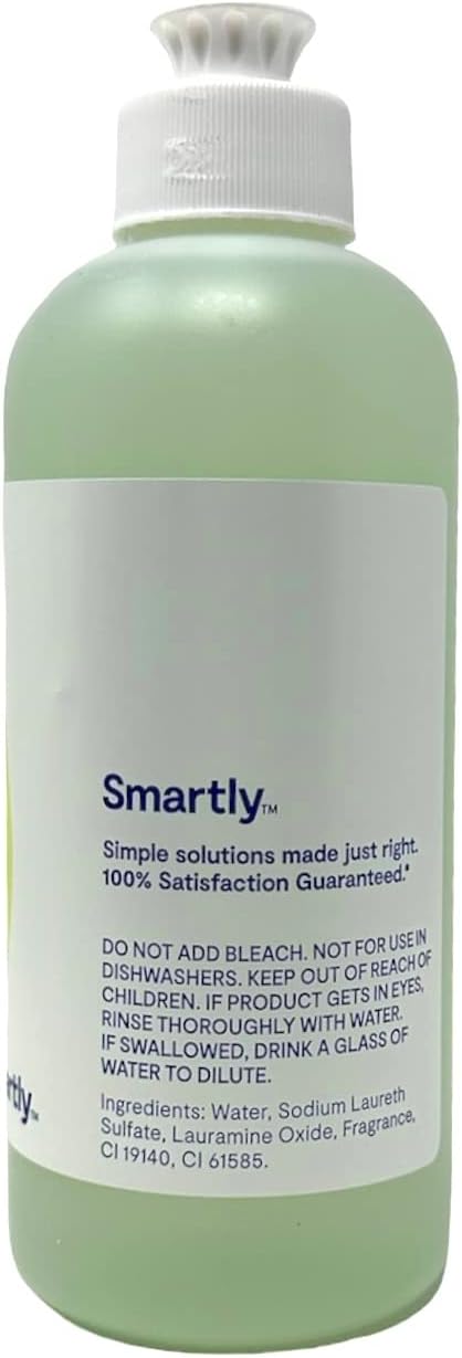 Smartly Dishwashing Liquid, Smells Like A Meadow 10 Fluid Ounce (4 Pack) : Health & Household