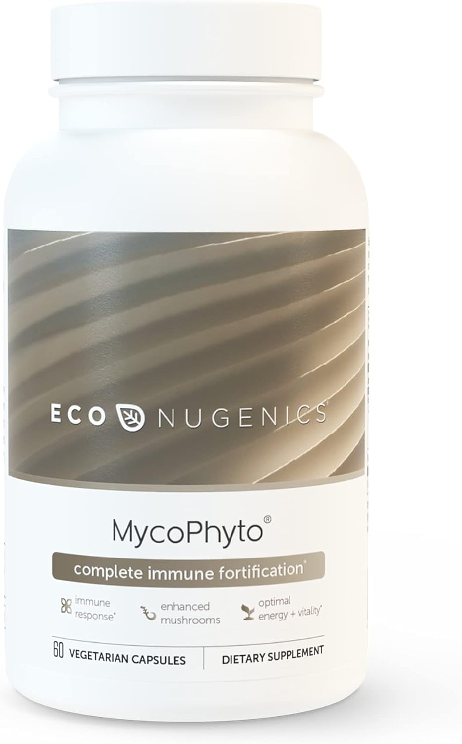 Econugenics Ultimate Immune System Support Pack - Pectasol-C Modified Citrus Pectin- 454 Grams & Mycophyto Medicinal Mushroom Health- 60 Capsules