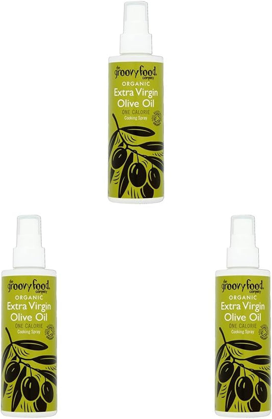 Organic Extra Virgin Olive Oil Emulsion Cooking Spray (Pack Of 3)