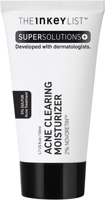 The Inkey List Blemish Clearing Moisturiser 50Ml, Dermatologically Tested, Treats Stubborn And Persistent Active Breakouts, Fragrance-Free, Suitable For Normal/Oily Skin