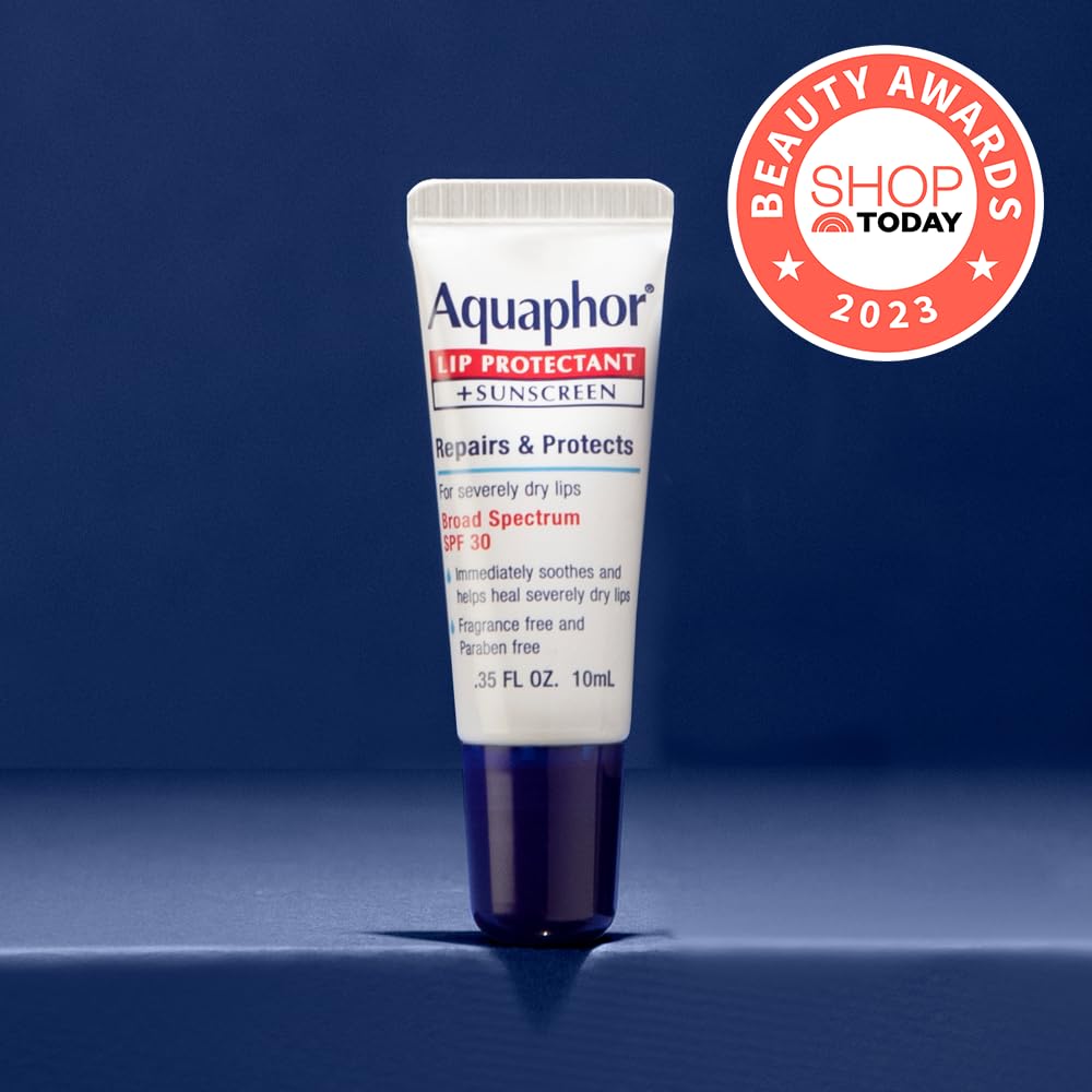 Aquaphor Lip Repair Lip Balm with Sunscreen, Lip Protectant, Lip Balm SPF 30, 0.35 Oz Tube : Everything Else