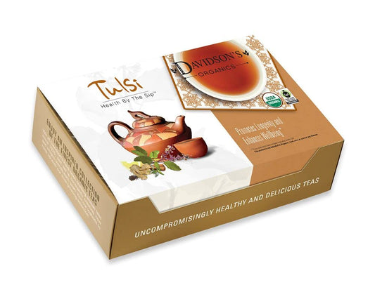 Davidson'S Organics, Tulsi Rooibos Chai, 100-Count Individually Wrapped Tea Bags