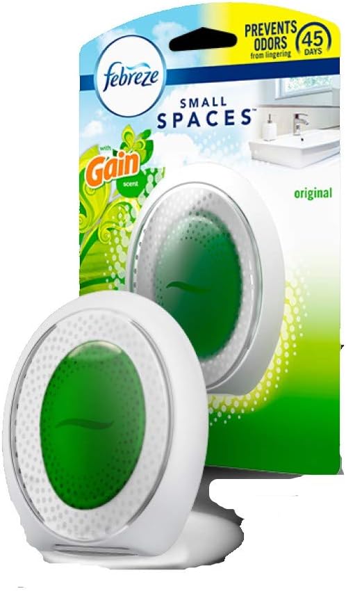 Febreze Air Freshener, Small Spaces Air Freshener, Starter Kit and Refills Value Pack, Gain Scent Freshener, 0.18 oz, Pack of 3 : Health & Household