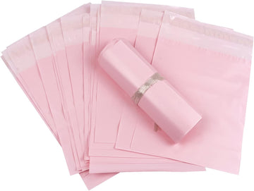 Personal Disposal Bags, Set of 100 Sanitary Napkin Disposal Bags, Hide Personal Items, Self Sealing Bag to Seal Smell, Beautiful Light Pink Color, Suitable for Sanitary Napkin (Light Pink)