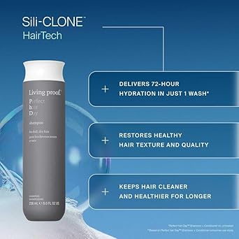 Living Proof Hydrated Hair Essentials Kit - Includes Travel Size Perfect Hair Day Shampoo, Conditioner, 5-In-1 Styling And Dry Shampoo ($74 Value)