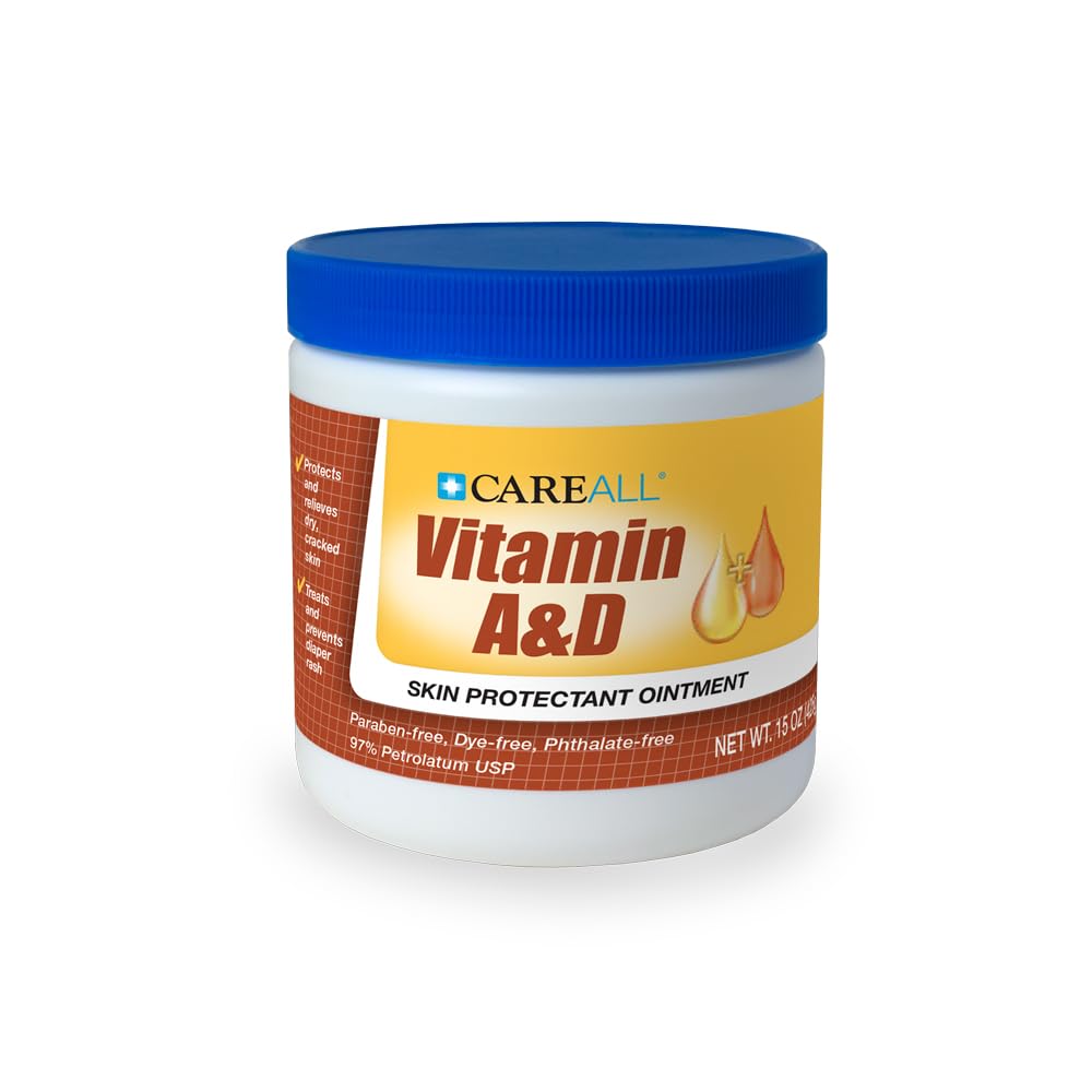 CareALL 15oz Tub Vitamin A&D Ointment Diaper Rash and Skin Protectant