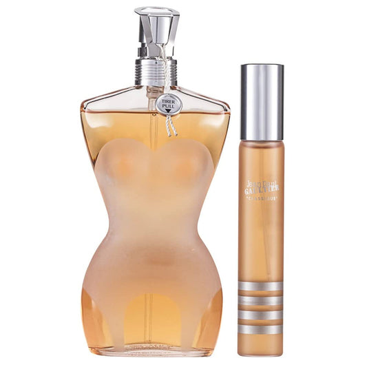 Jean Paul Gaultier Classique Eau De Toilette Spray 2Pc Travel Set For Women (3.4 Ounce + 0.68 Ounce) : Beauty & Personal Care