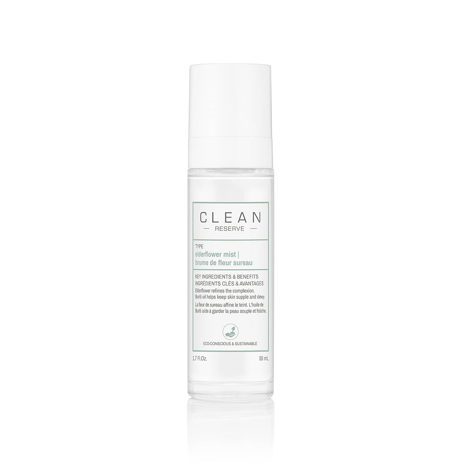 Clean Reserve Elderflower Face Mist | Vegan