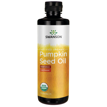 Swanson Certified Organic Pumpkin Seed Oil - Cold Pressed 16 Fl Oz Liq