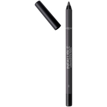 L'Oreal Paris Makeup Infallible Pro-Last Pencil Eyeliner, Waterproof And Smudge-Resistant, Glides On Easily To Create Any Look, Grey, 0.042 Oz