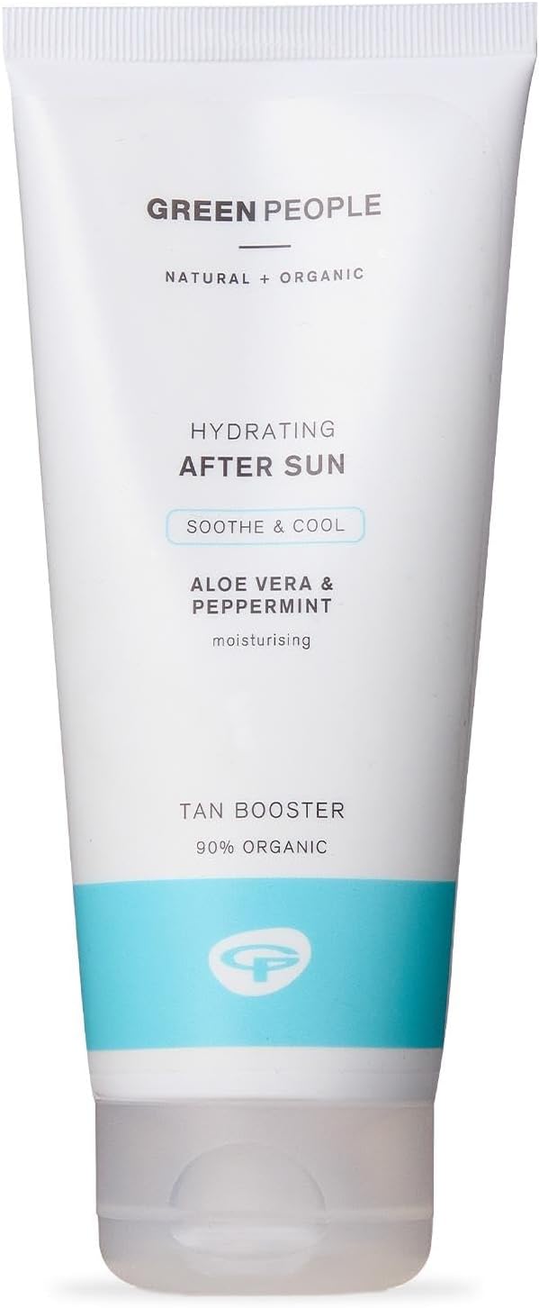 Green People Hydrating After Sun - Natural & Organic - With Aloe Vera & Mint - Vegan & Cruelty Free, 200Ml