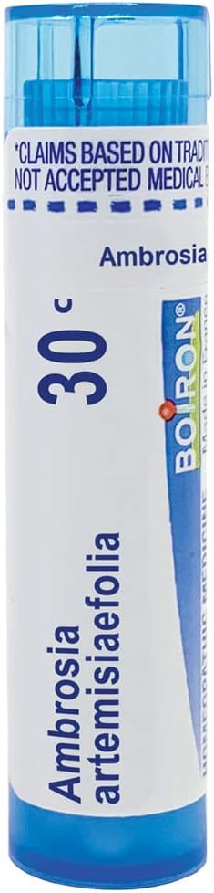 Boiron Ambrosia Artemisiaefolia, Blue, 30C, 80 Count