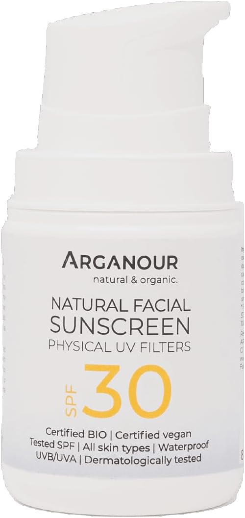 Natural&Organic Facial Sunscreen Spf30 50 Ml