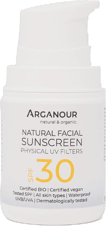 Natural&Organic Facial Sunscreen Spf30 50 Ml