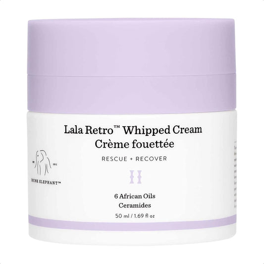 Drunk Elephant Full Sized Clean Break Facial Duo - Skin Restoring Facial Duo With Pekee Cleansing Bar (120G / 4Oz) And Lala Retro Whipped Cream Facial Moisturizer (50 Ml / 1.69 Fl Oz)