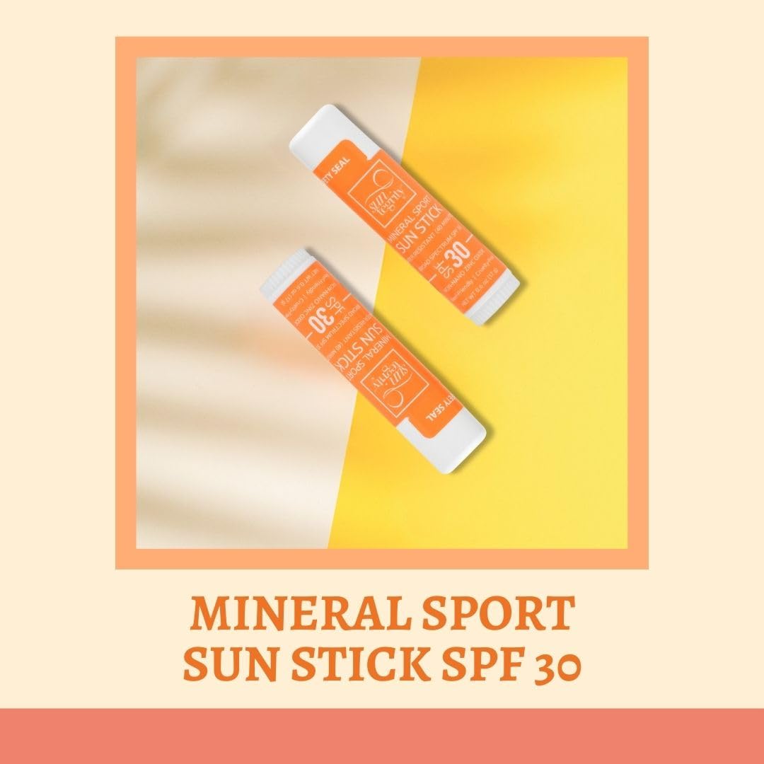 Suntegrity Mineral Sport Sun Stick 17G - Broad Spectrum, Spf 30 : Beauty & Personal Care