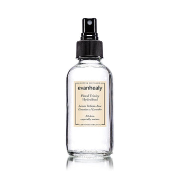 Evanhealy Floral Trinity Hydrosoul | Copper Distilled Hydrosol | Refreshing Face-Toner | Organic Facial Tonic | Beauty Water Face Spray | Skin Toner| Alcohol Free