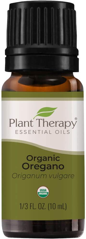 Plant Therapy Organic Oregano Essential Oil 100% Pure, Usda Certified Organic, Undiluted, Natural Aromatherapy, Therapeutic Grade 10 Ml (1/3 Oz)